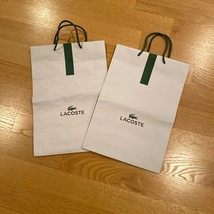 LACOSTE bundle/2 shopping bags
